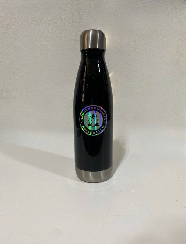 Two sided Wolves Flask
