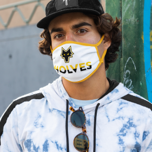 White face mask