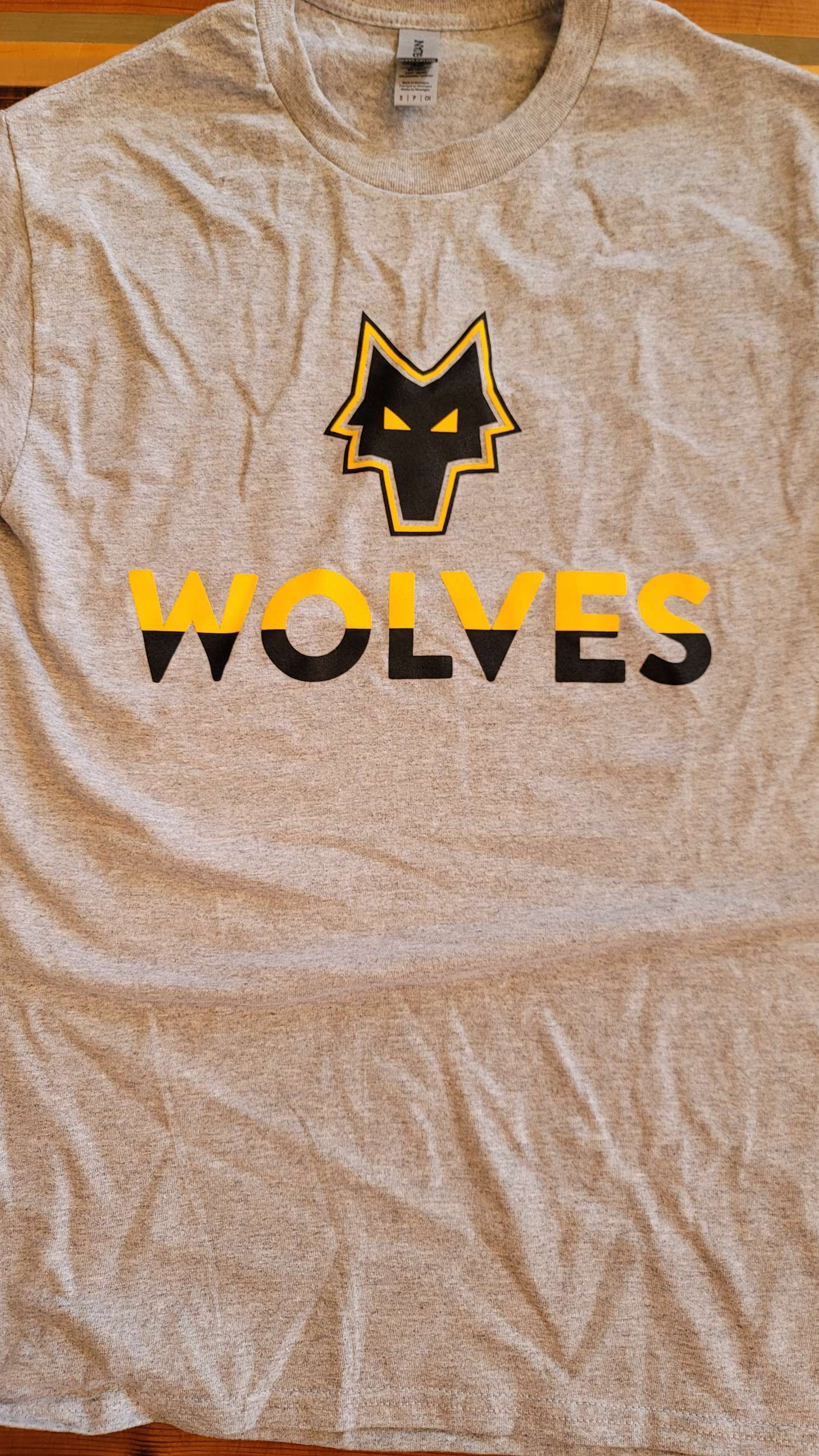 Wolves Grey 2 Tone Top