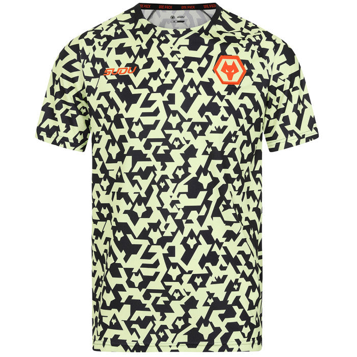 Pre Match T-Shirt - Black/Lime