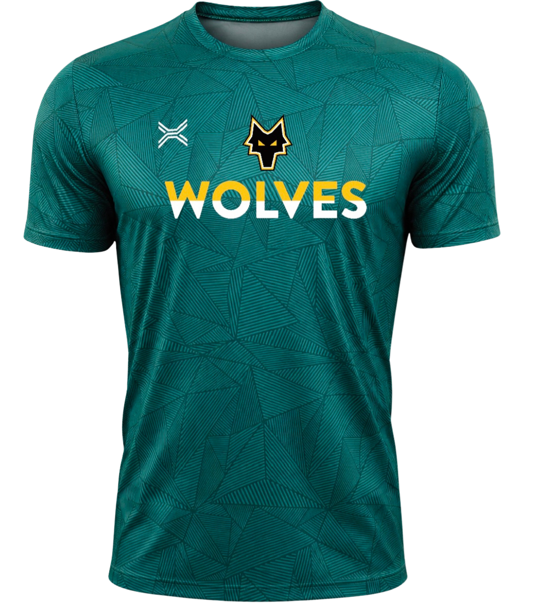 Wolves Pro Training Top – Teal Geo