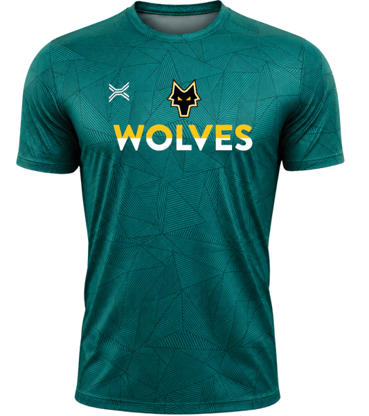 Wolves Pro Training Top – Teal Geo